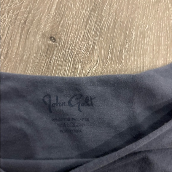 John Galt Blue Bonnie Newport Off-The-Shoulder Top- One Size - Picture 5 of 6